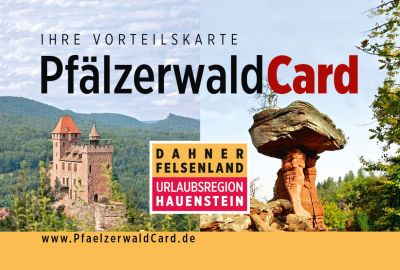 10% Rabatt auf klassische Führungen außer auf individuelle Führungen Rabatt mit der Pfälzerwald-Card